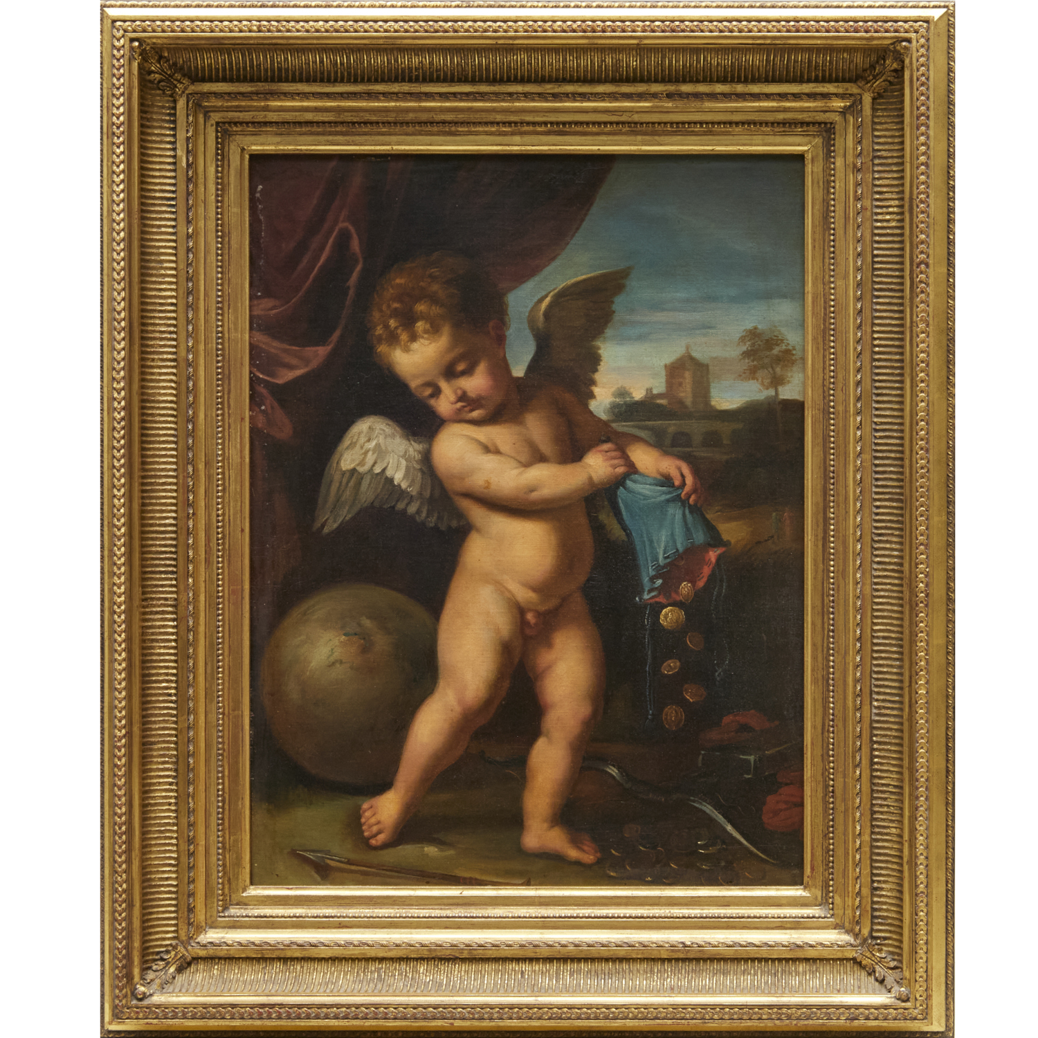 AFTER GUERCINO, OIL ON CANVAS After