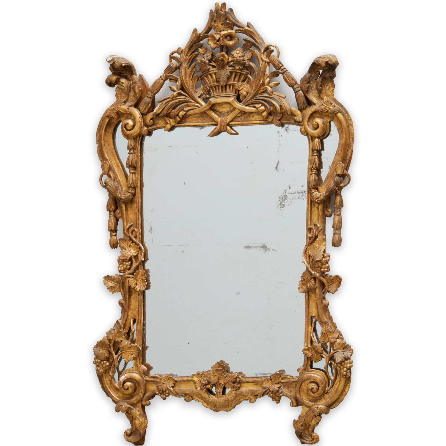 GOOD LOUIS XV GILTWOOD PIER MIRROR 3b4956