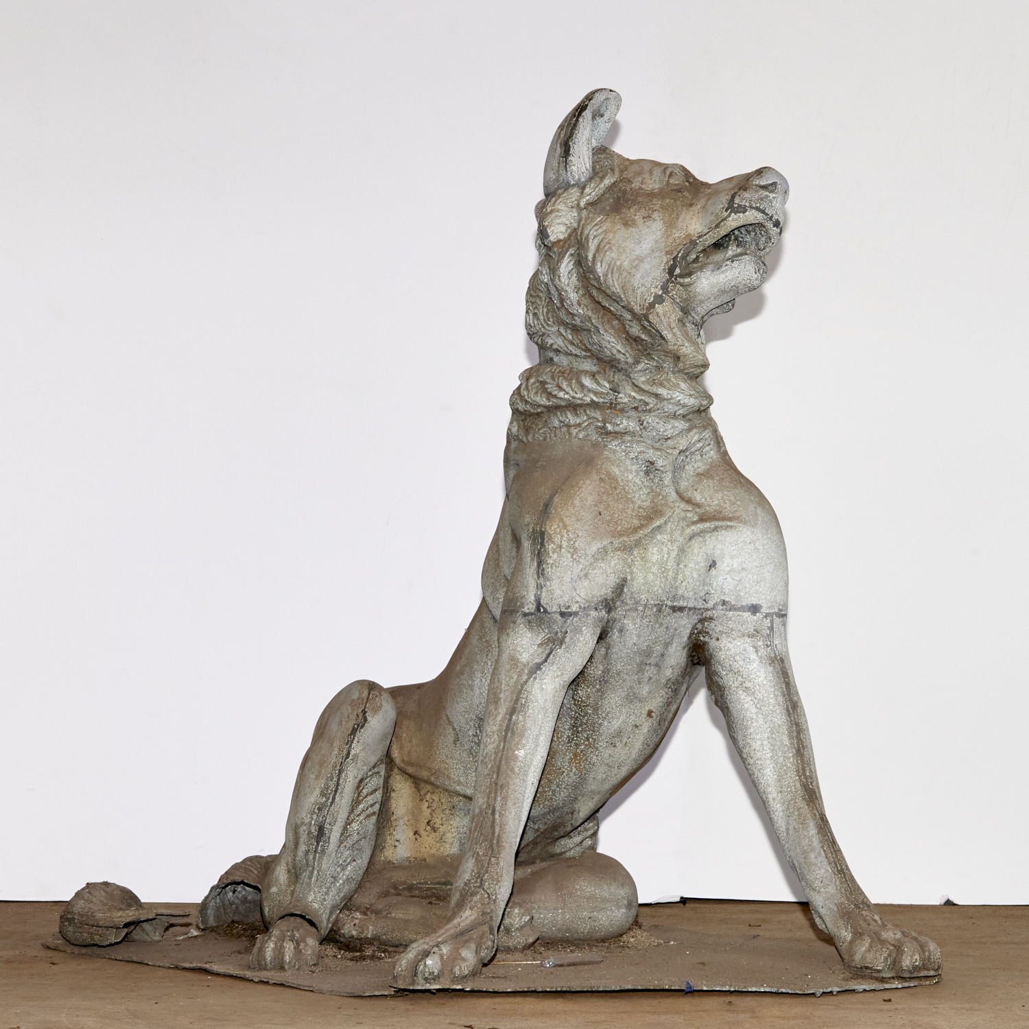 J. L. MOTT, ZINC MOLOSSIAN HOUND, EX-MUSEUM