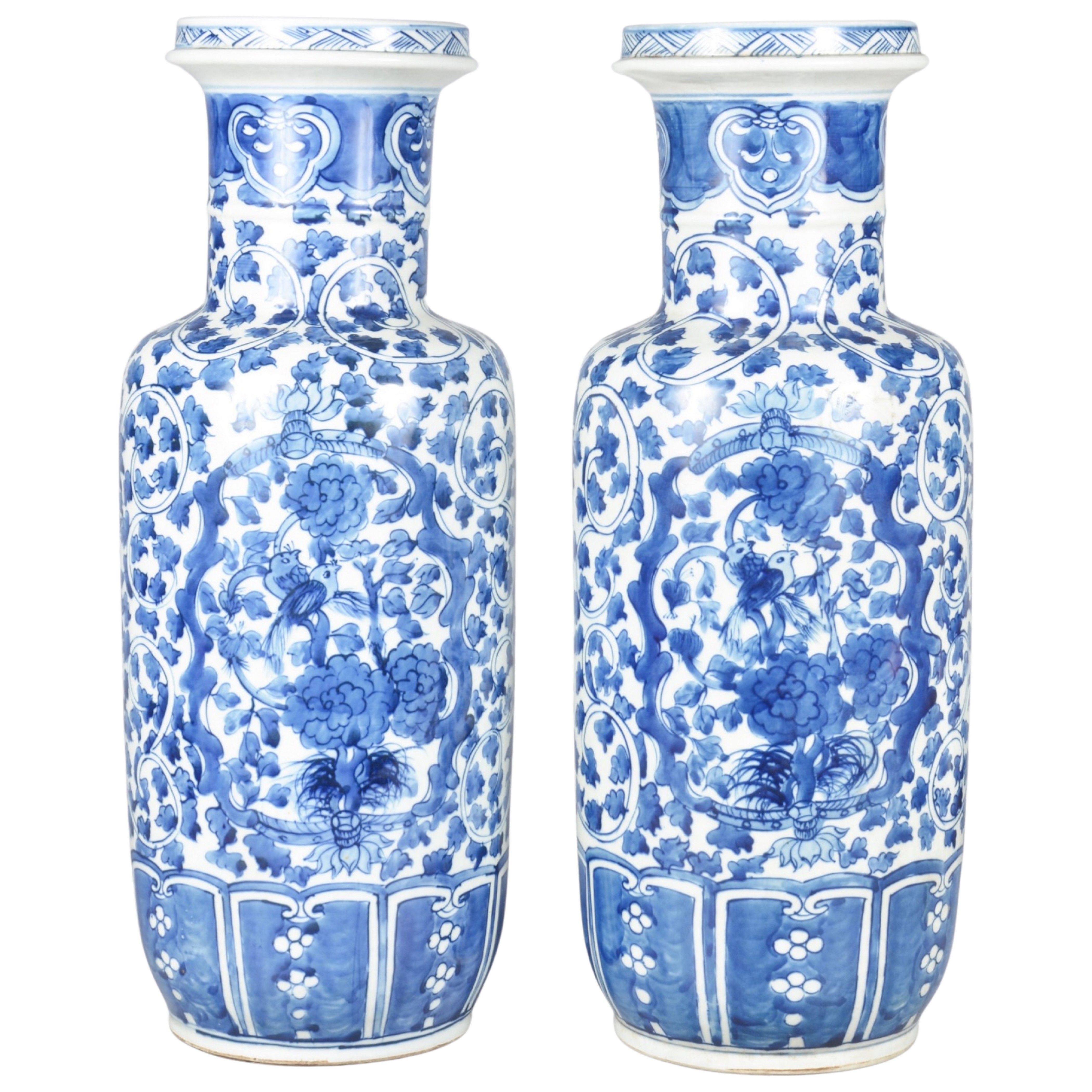 Pr Blue & White Chinese Porcelain