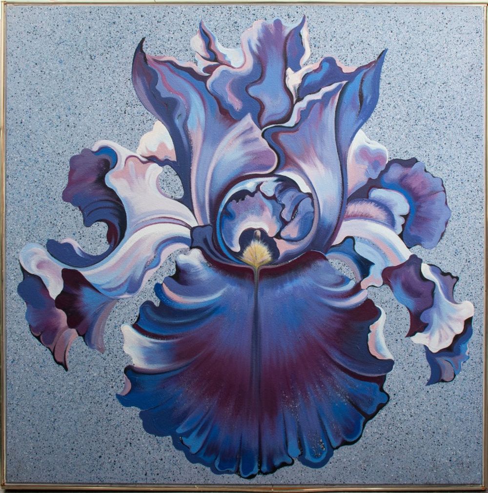 LOWELL NESBITT BLUE VIOLET IRIS OIL