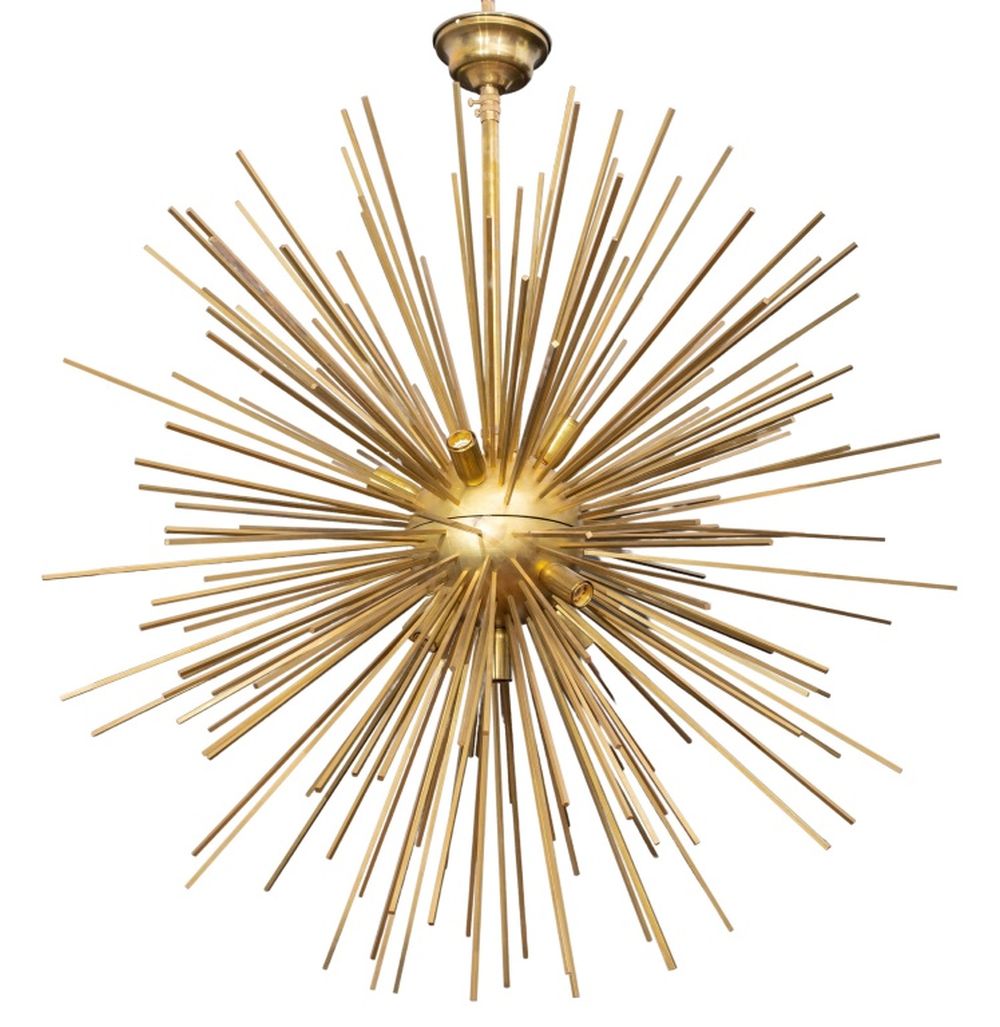 ITALIAN MODERN LARGE BRASS SPUTNIK 3b49b9