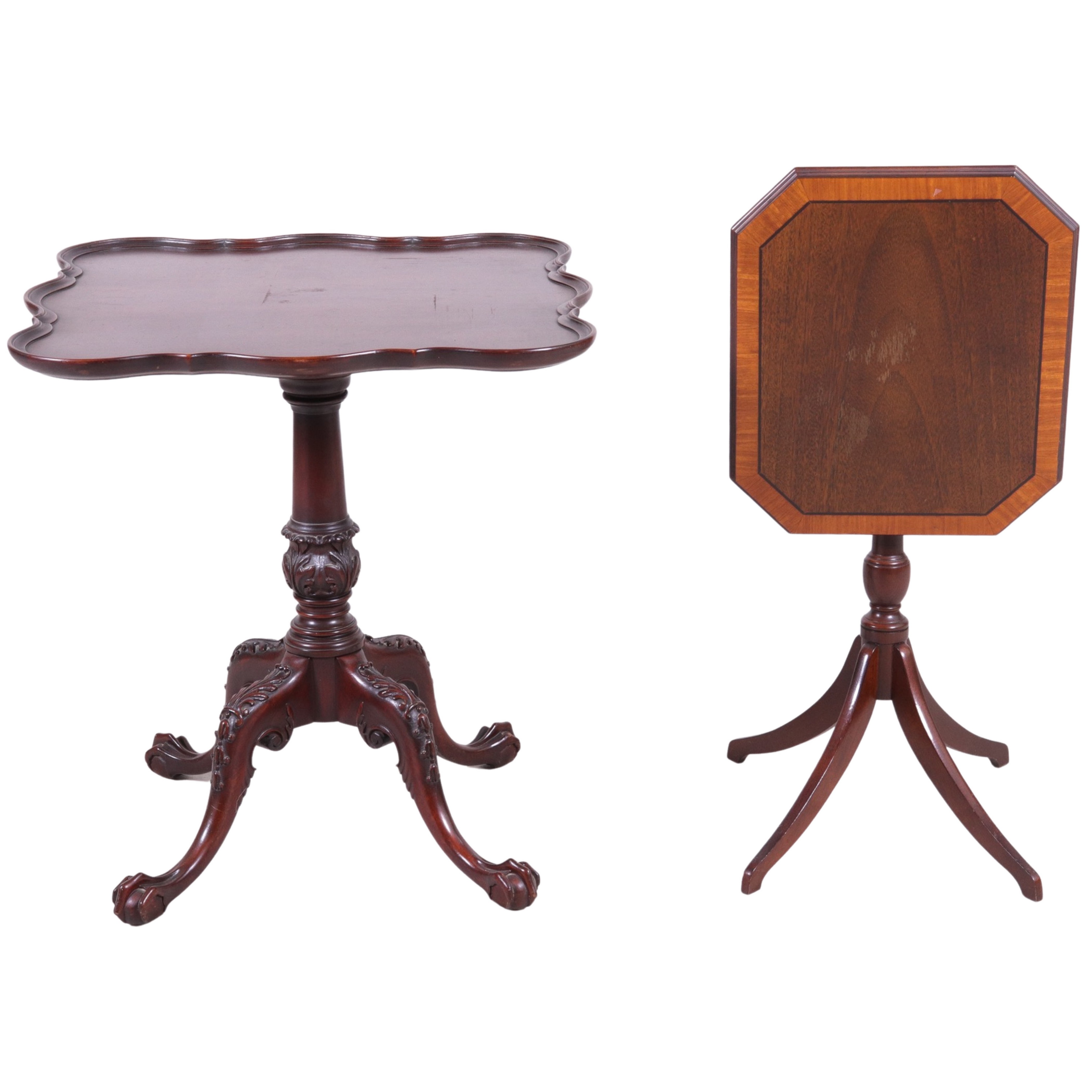 Chippendale style mahogany tea 3b4a4d