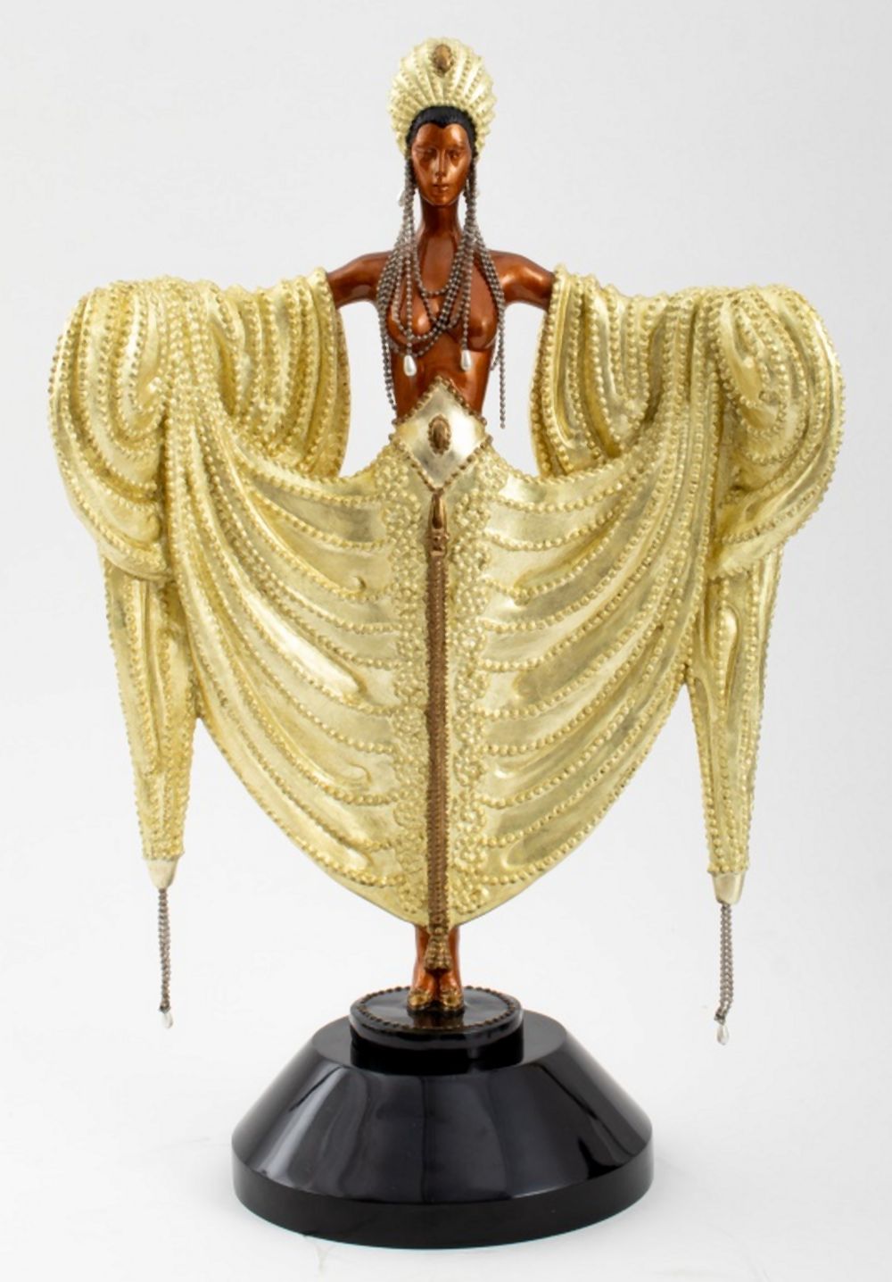 ERTE RADIANCE BRONZE SCULPTURE  3b4a4a