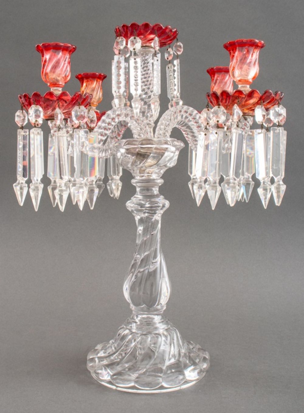 BACCARAT RUBY FLASH CRYSTAL FIVE-LIGHT