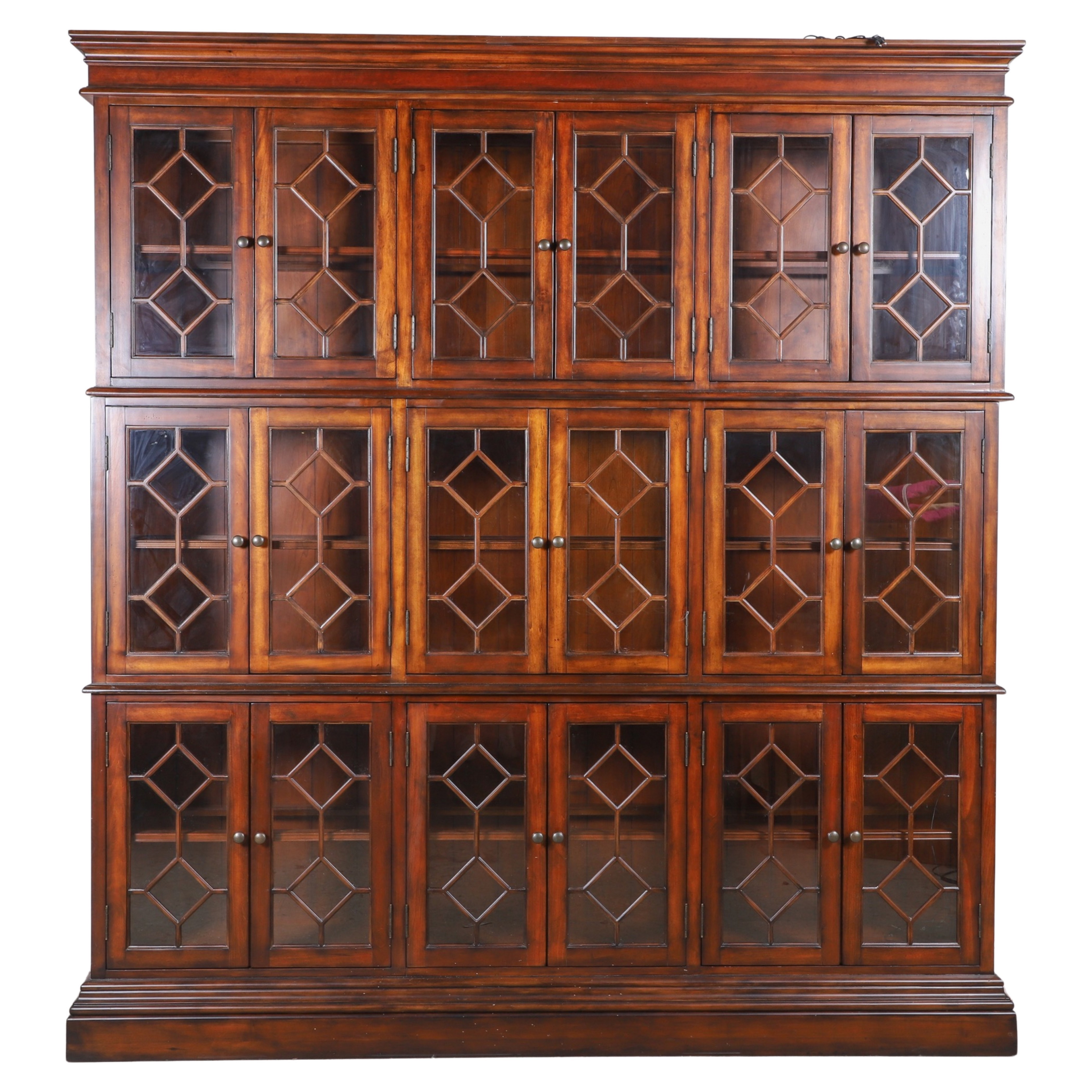  4 part stacked cherry wall unit  3b4a92