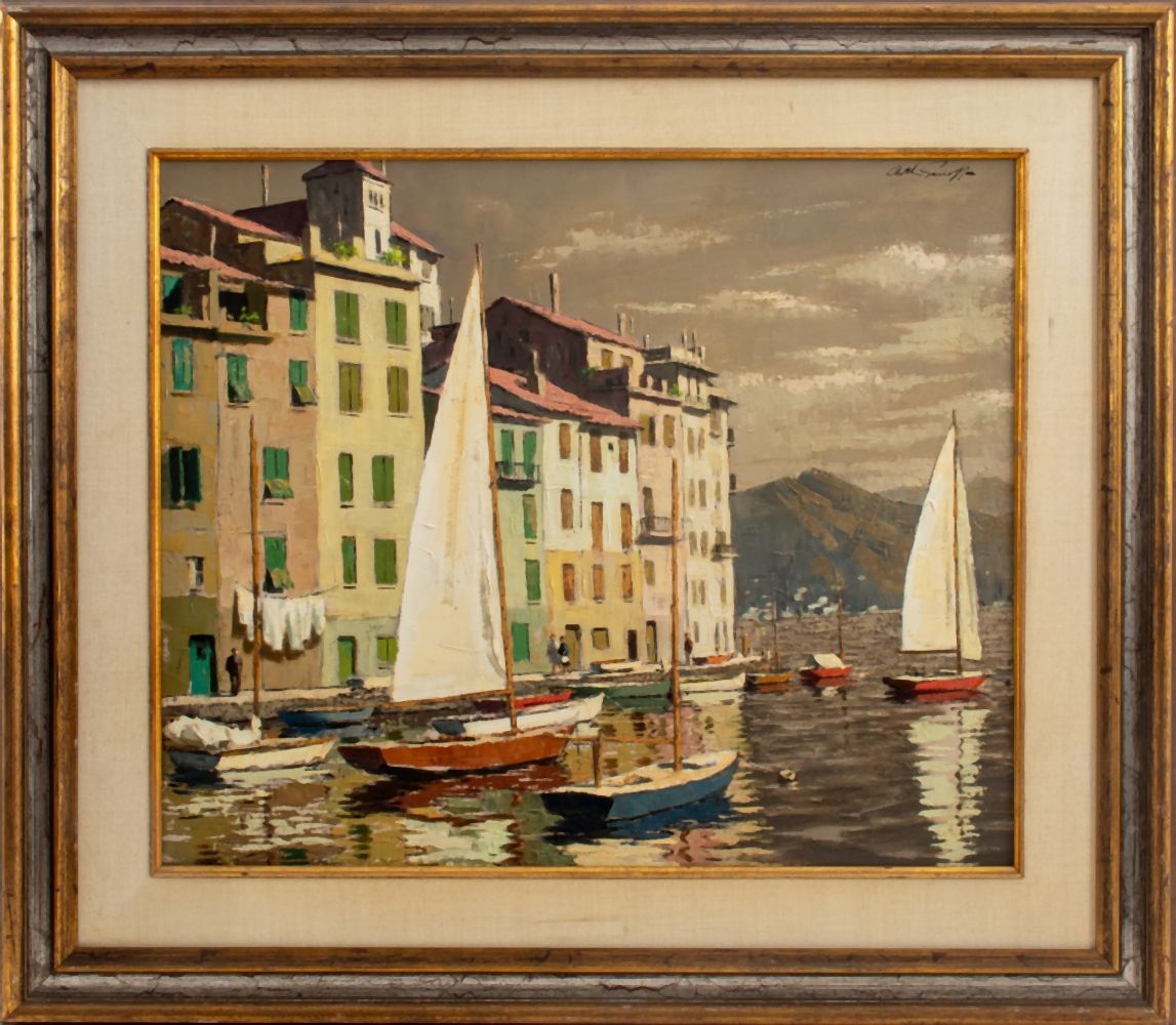 ARTHUR SARNOFF PORTOFINO OIL 3b4aaa