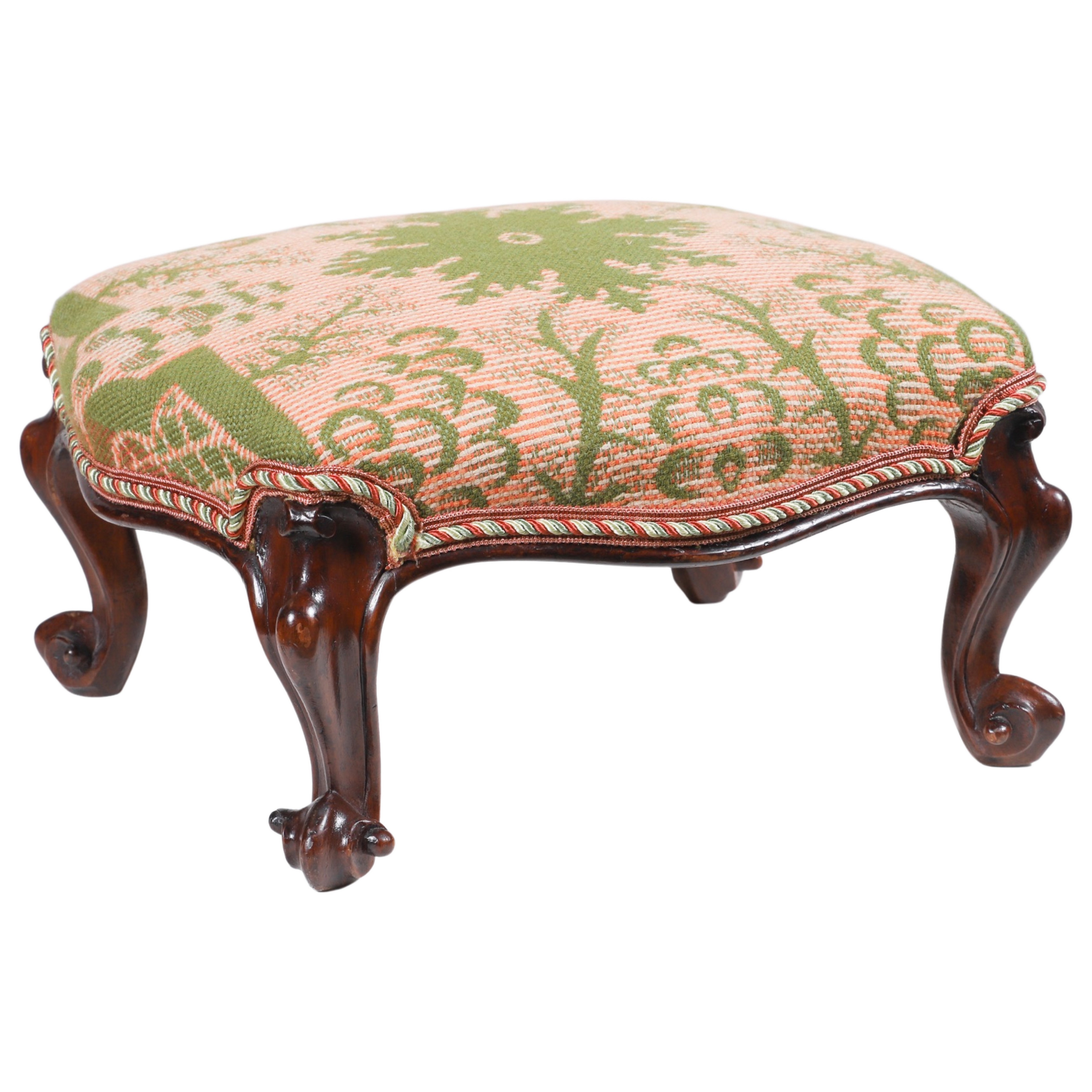 Louis XV style upholstered mahogany