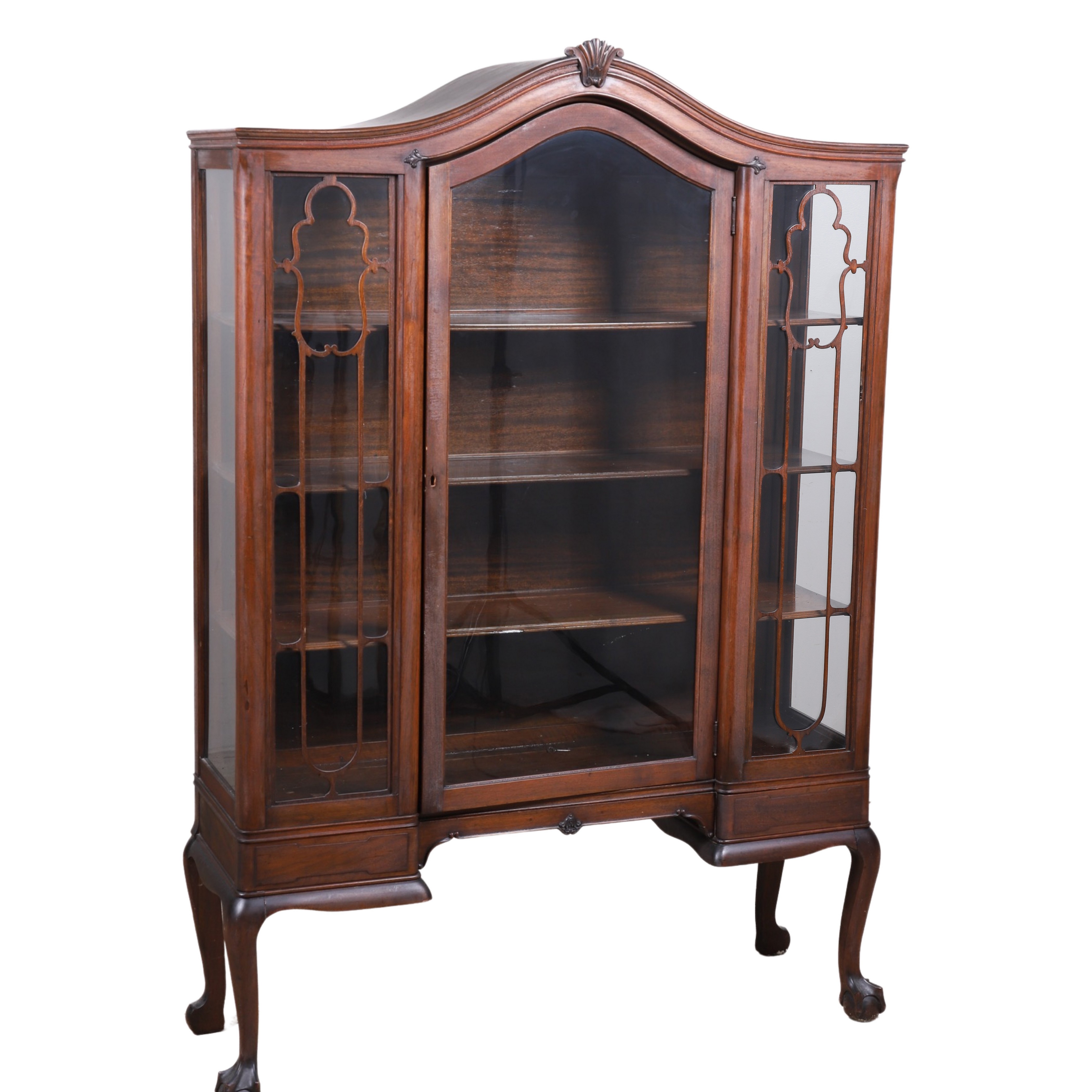 Chippendale style mahogany single 3b4ba3