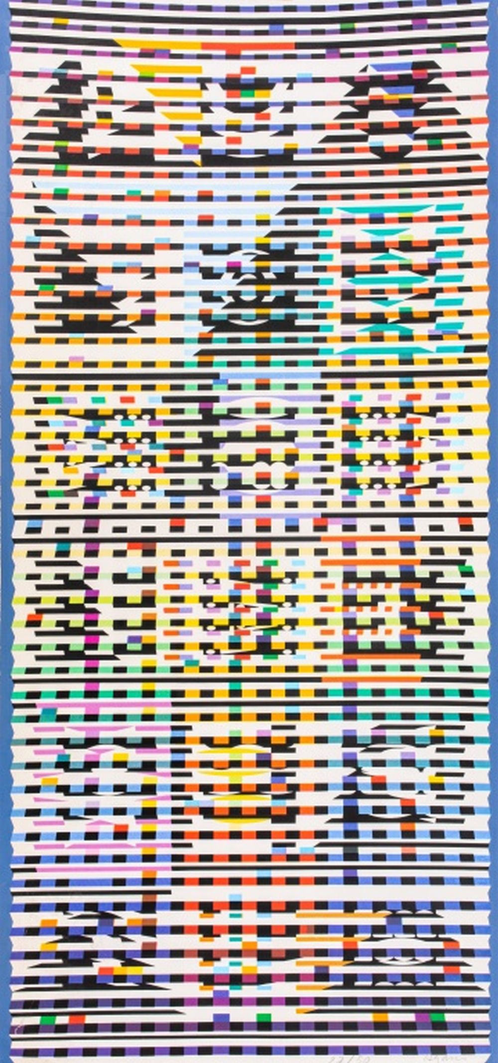 YAACOV AGAM COLORFUL POLYGRAPH  3b4bdf