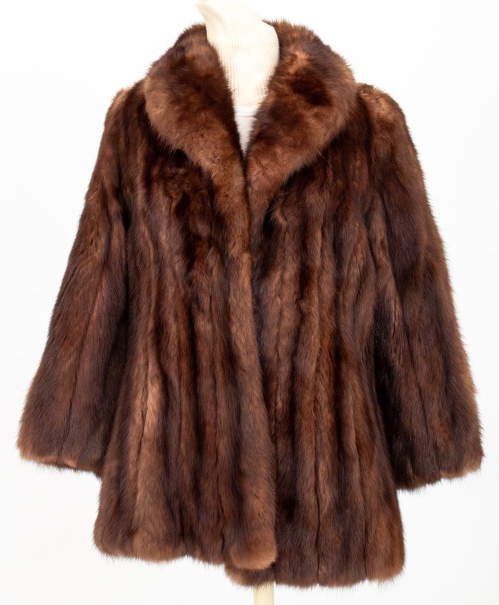 MINK FUR COAT Mink fur coat monogrammed 3b4c92