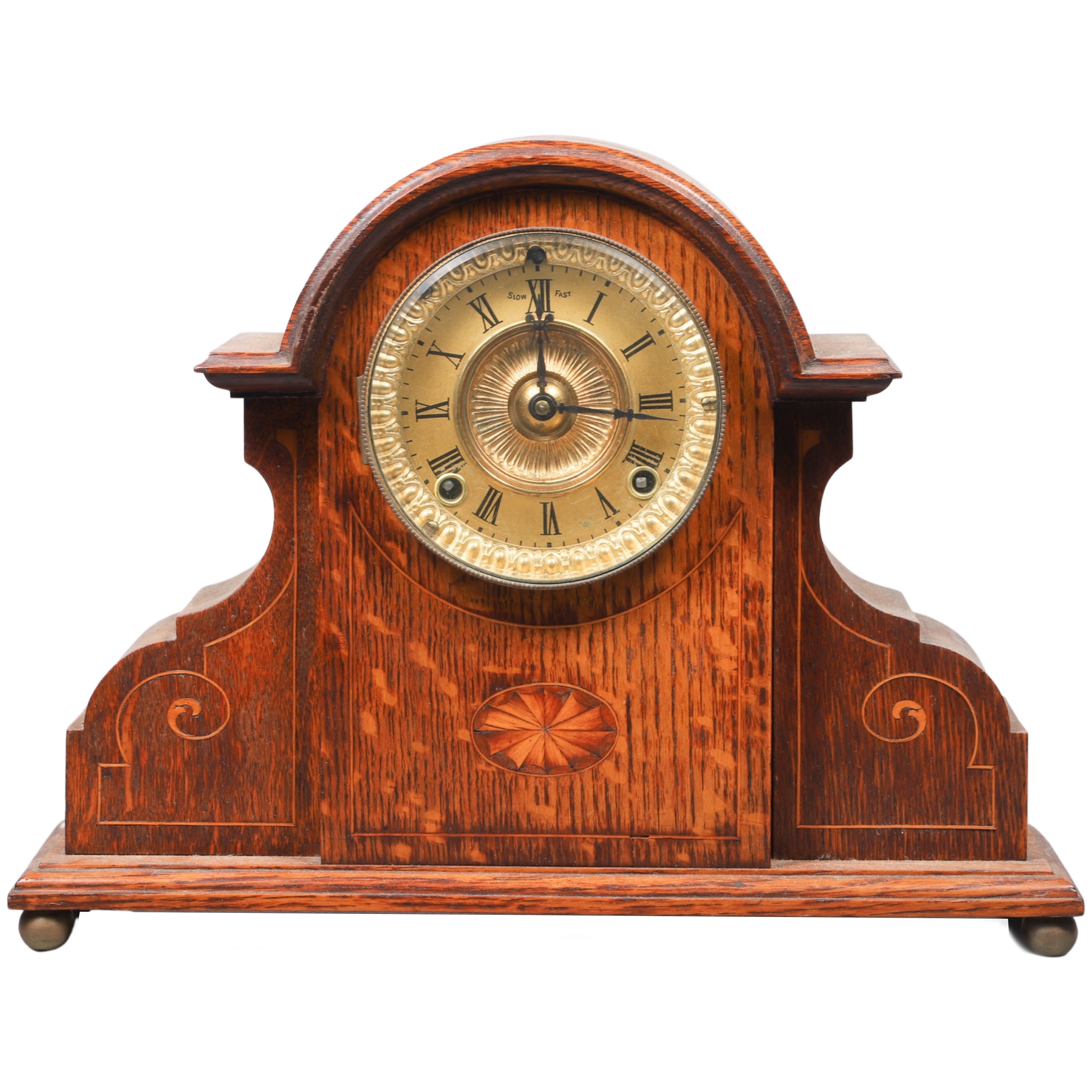 Ansonia Clock Co paterae inlaid