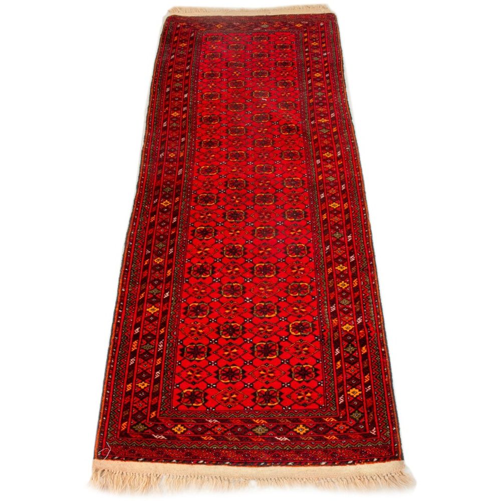 BOHKARA STYLE RUNNER RUG, 9' 4"