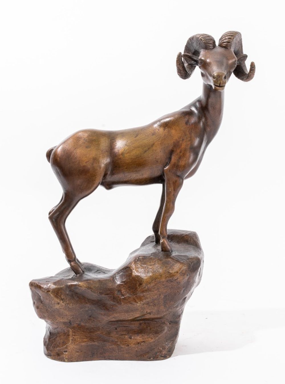 VICTOR SALMONES THE RAM BRONZE SCULPTURE