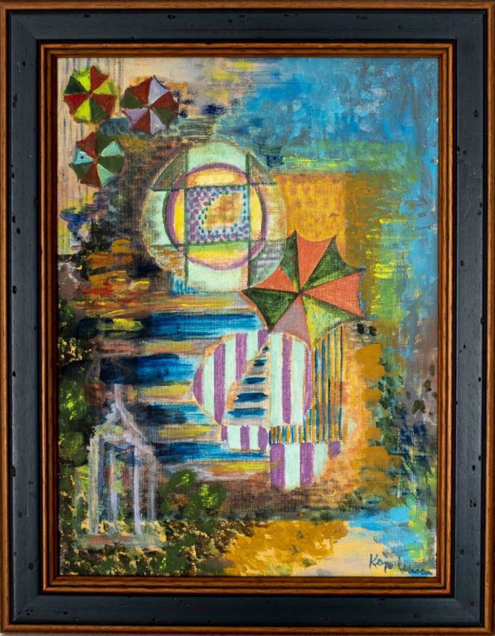 KAYO LENNAR ABSTRACTION OIL ON 3b4e9a