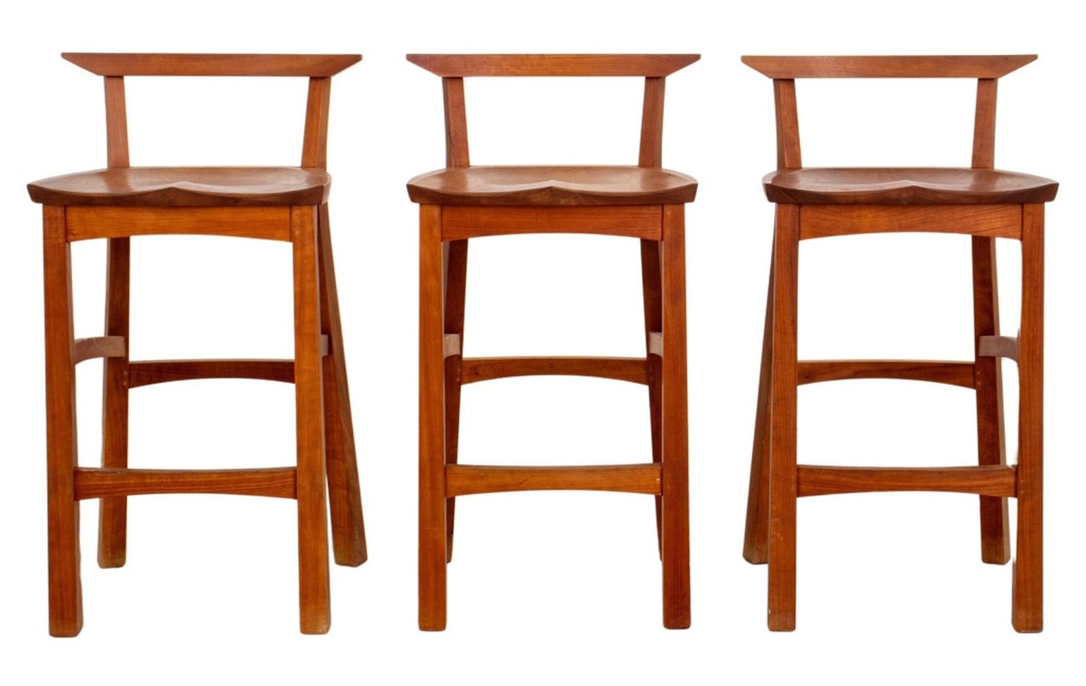 THOMAS MOSER WOODEN BAR STOOLS  3b4ea9