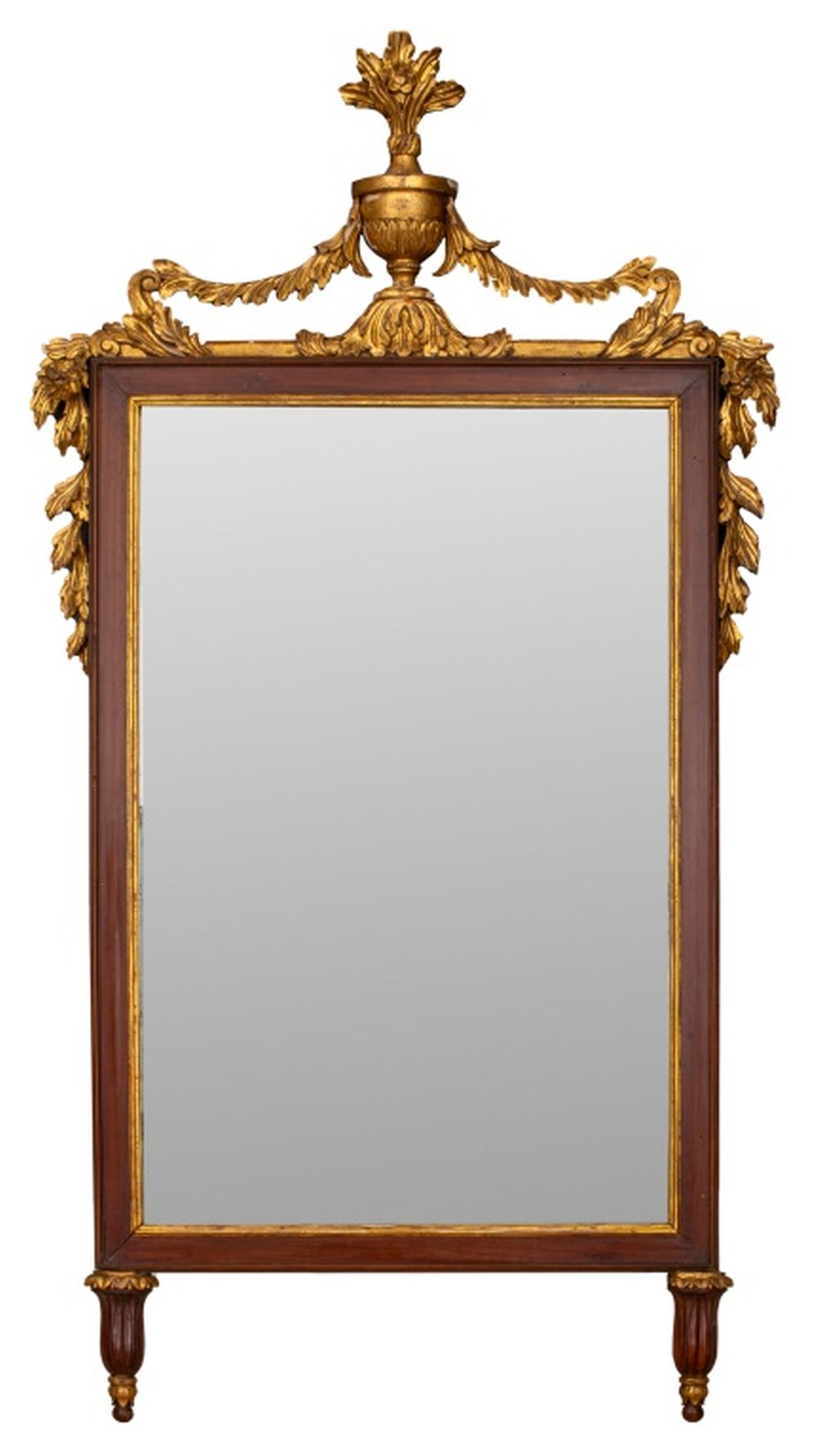 ITALIAN NEOCLASSICAL GILTWOOD MIRROR,