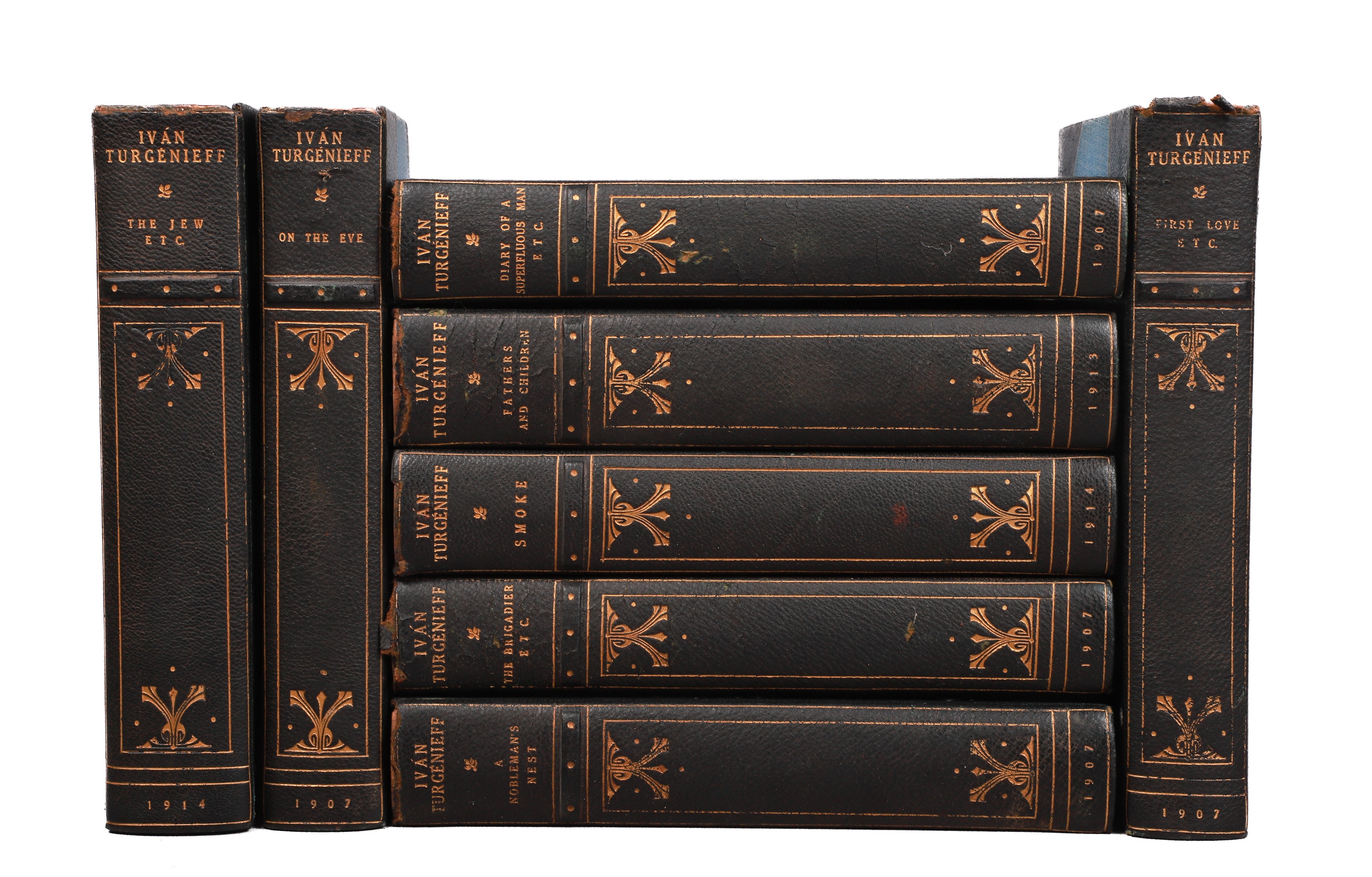 Eight volumes from a series by Scribner,