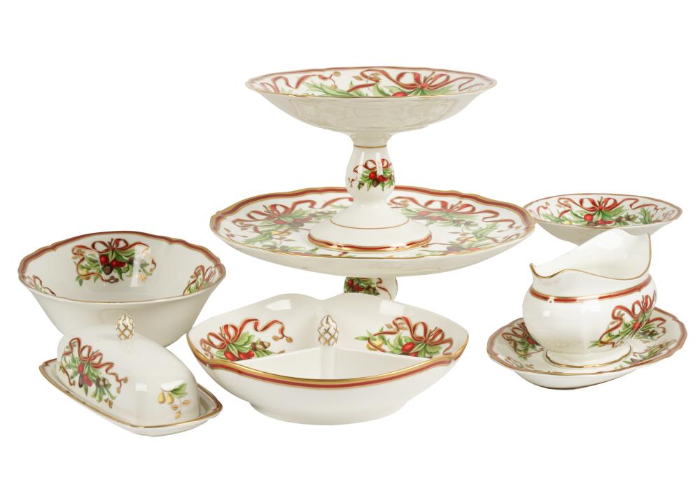 GROUP OF TIFFANY AND CO. PORCELAIN SERVING