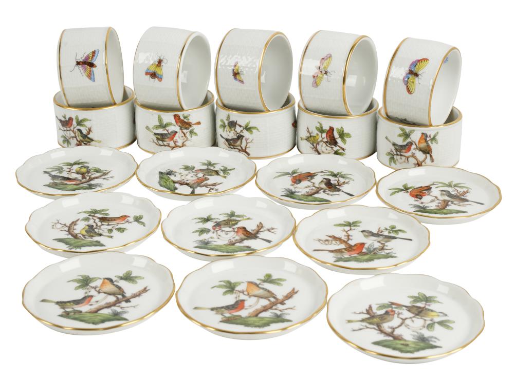 GROUP OF HEREND PORCELAIN NAPKIN