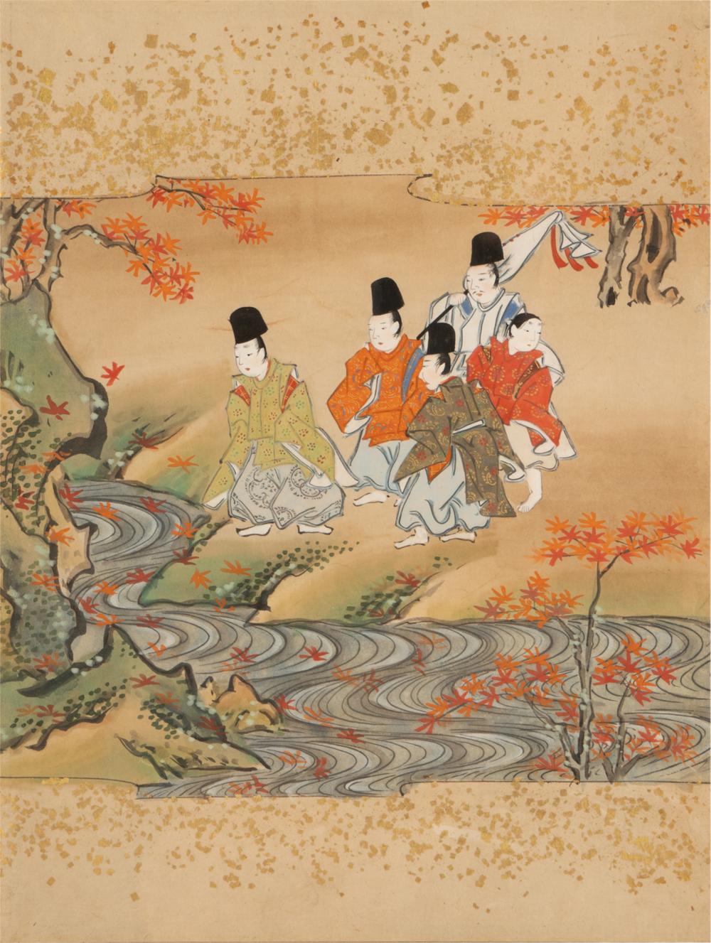 CHINESE PAINTING OF FIGURES IN