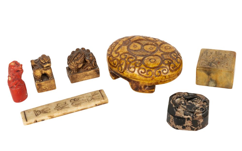 COLLECTION OF ASIAN STONE CARVINGSCollection 3b5140