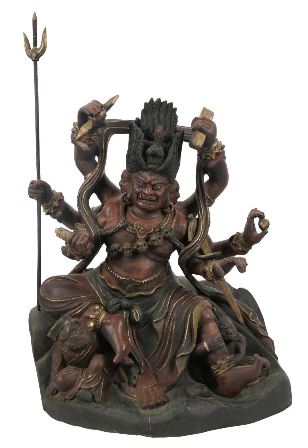 TIBETAN FIGURE OF A DEITYTibetan 3b5250