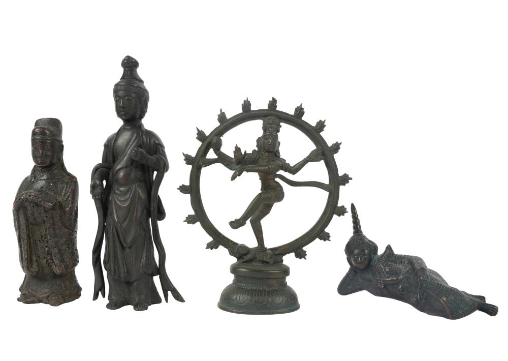 GROUP OF ASIAN BRONZE FIGURES OF 3b526c