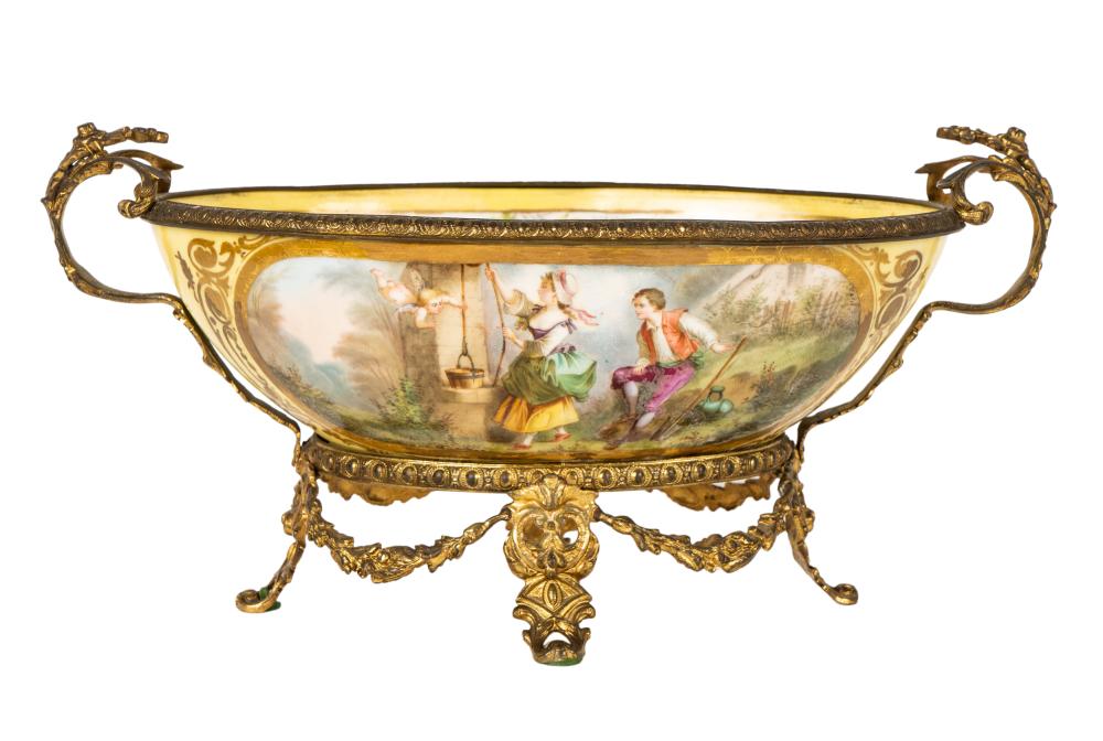GILT METAL MOUNTED SEVRES STYLE 3b539d