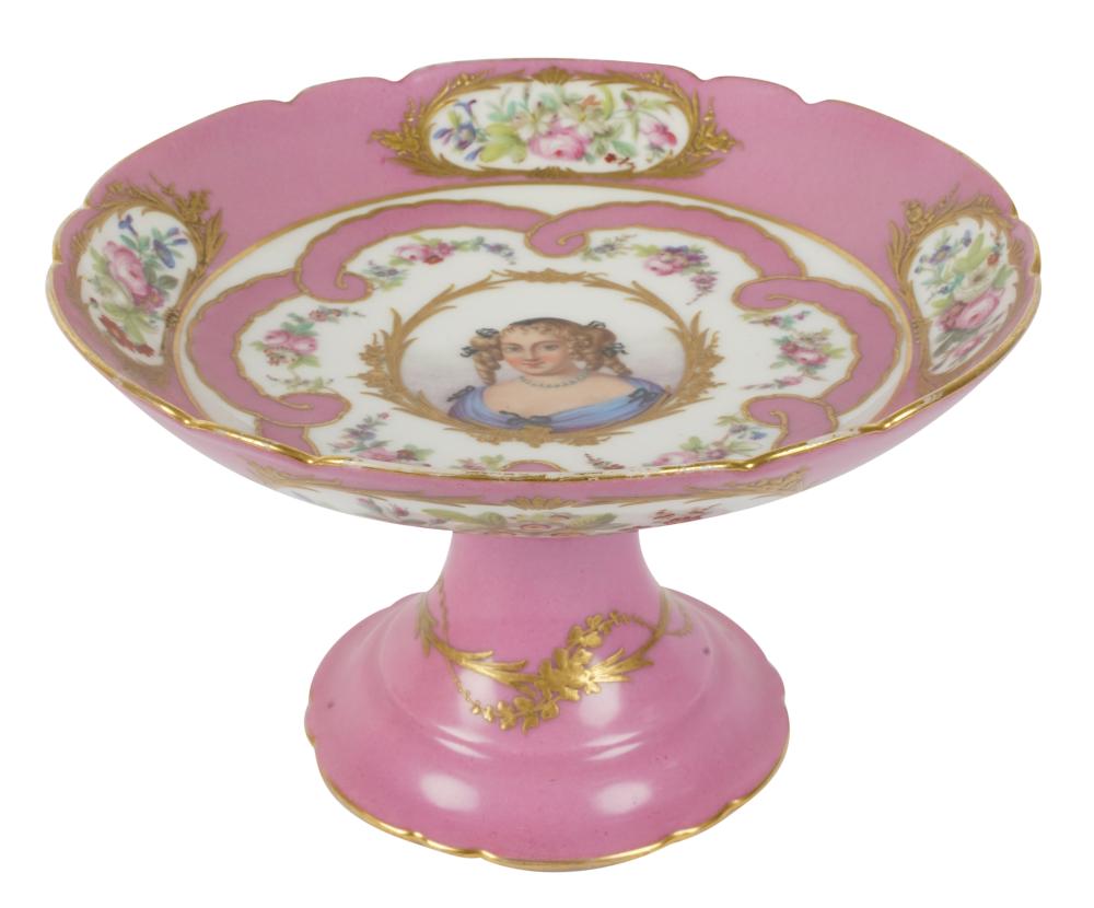 SEVRES PORCELAIN COMPOTESevres