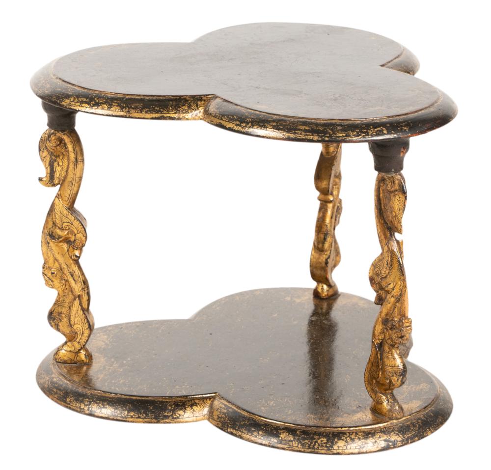 PAINTED AND GILT OCCASIONAL TABLEPainted