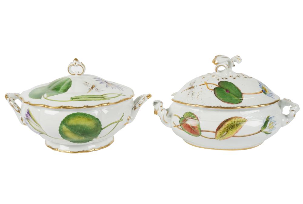 TWO ANNA WEATHERLEY PORCELAIN TUREENSTwo 3b5402