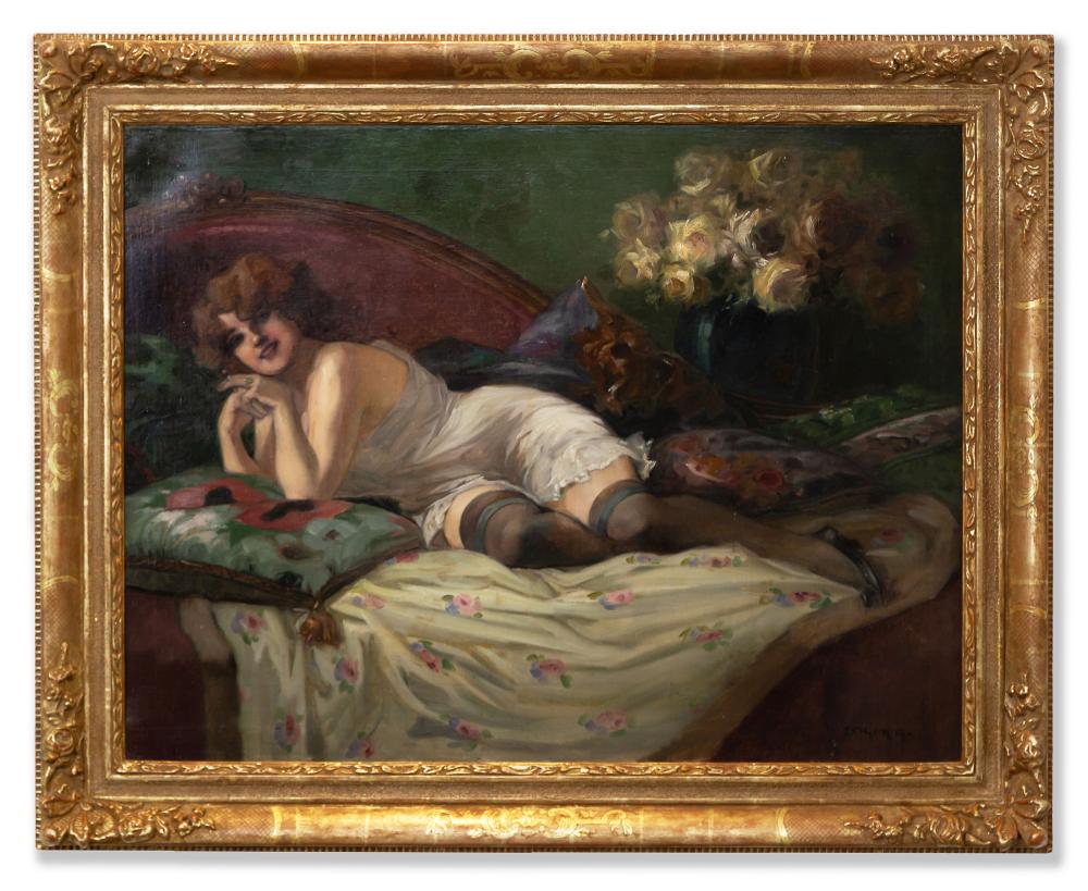 UNKNOWN ARTIST RECLINING WOMANUnknown 3b5440