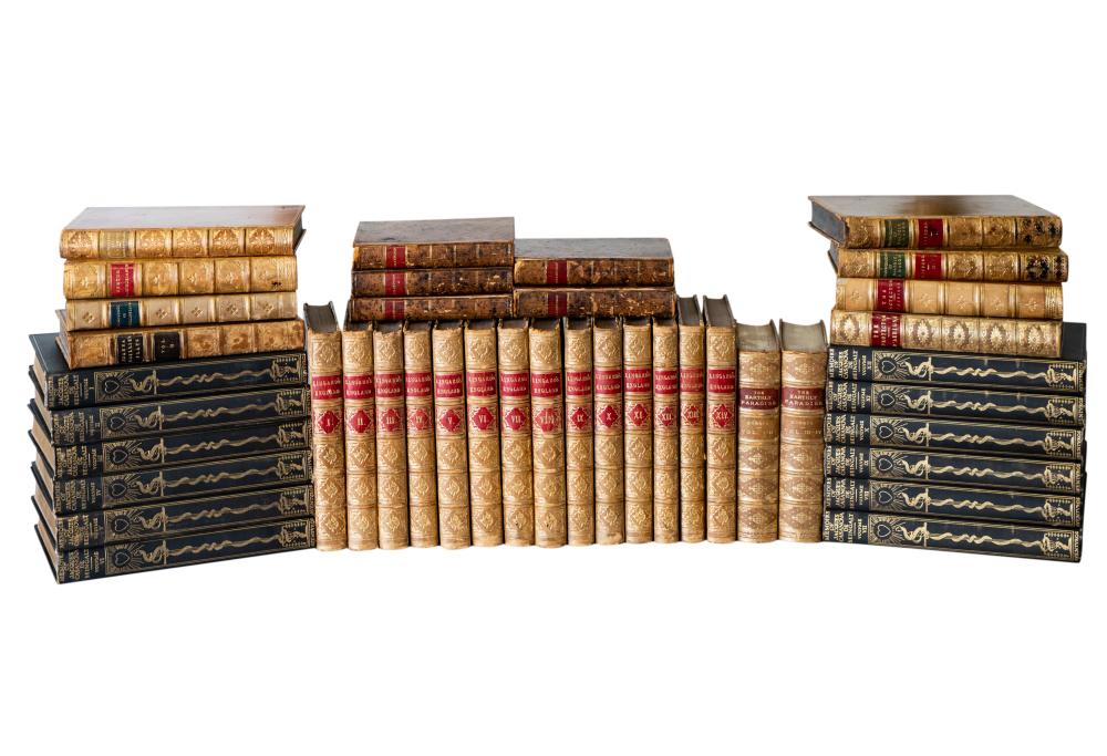 COLLECTION OF LEATHER-BOUND BOOKSCollection