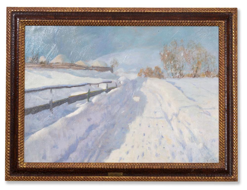 CONTINENTAL SCHOOL WINTER LANDSCAPEContinental 3b5477