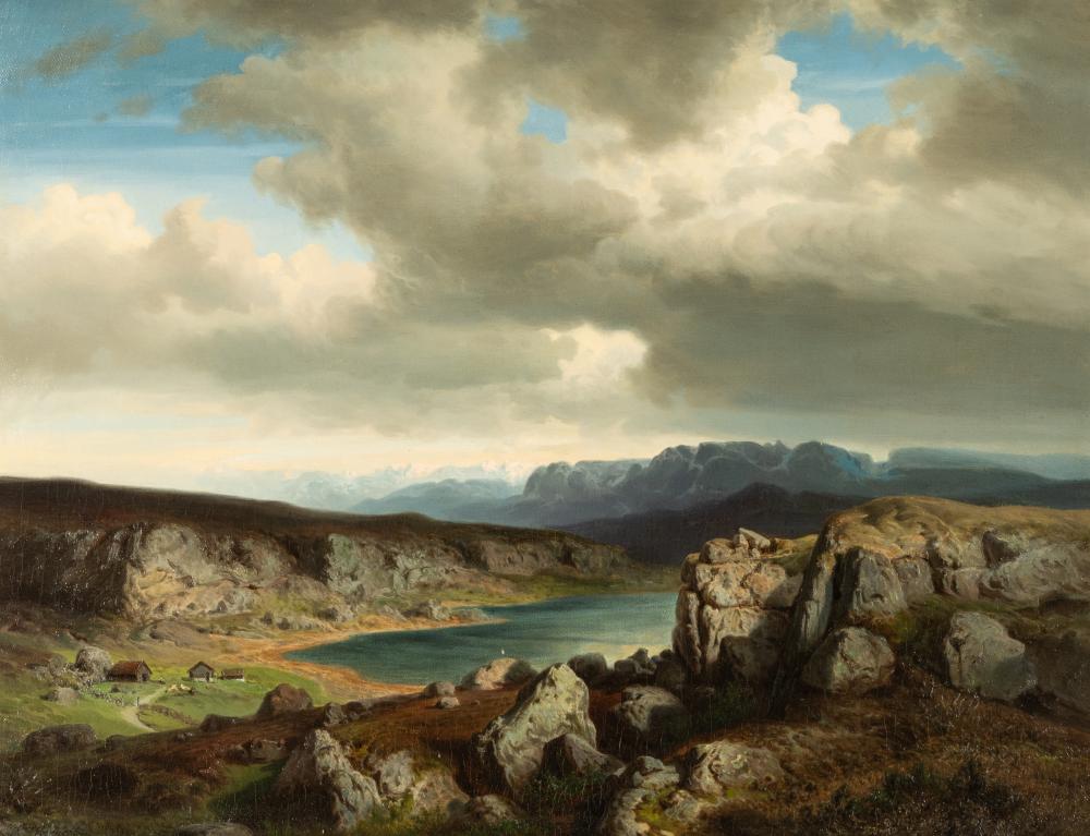 19TH CENTURY: CANYON LANDSCAPE19th