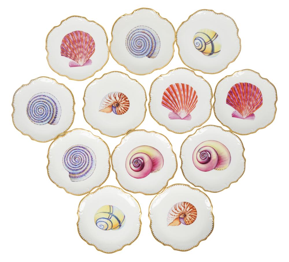 SET OF 12 ANNA WEATHERLEY PORCELAIN 3b5532