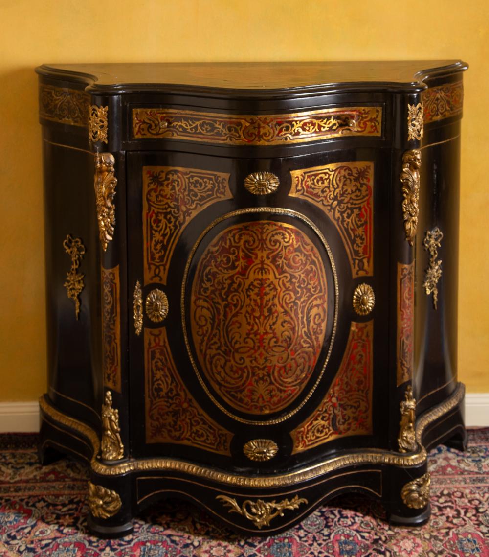 FRENCH BOULLE MARQUETRY CABINETFrench