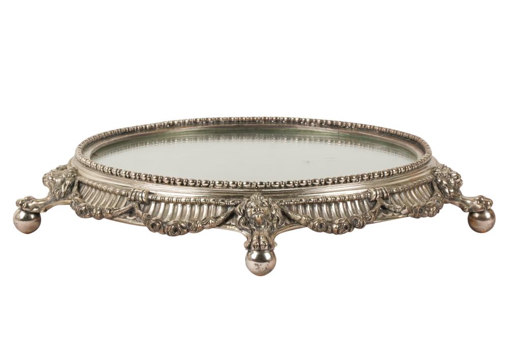 SILVER-PLATE PLATEAUSilver-Plate