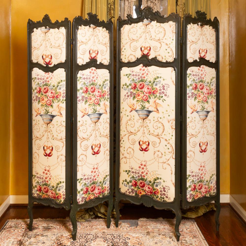 ROCOCO-STYLE CARVED AND PAINTED