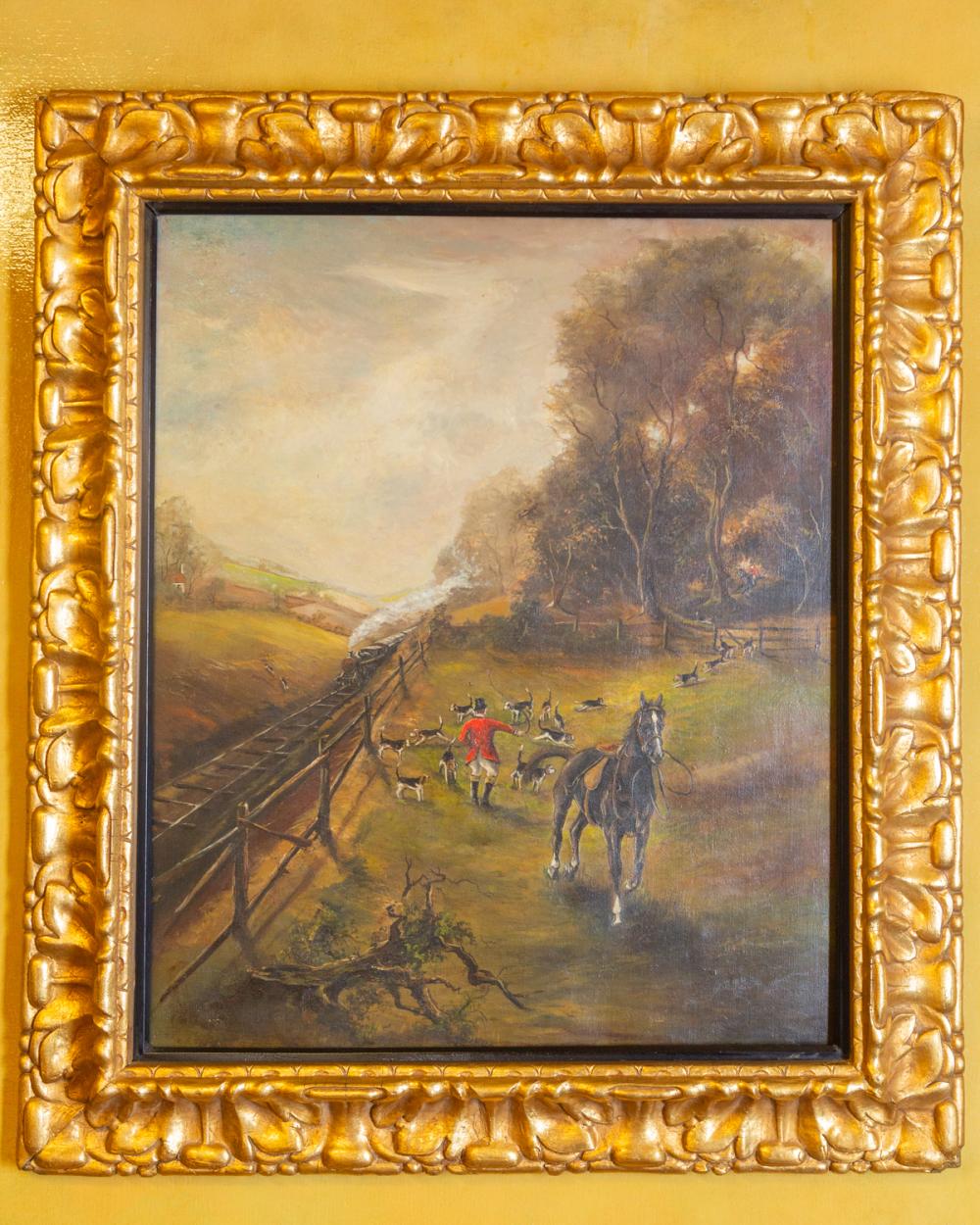 ENGLISH SCHOOL FOX HUNTING SCENEEnglish 3b5643