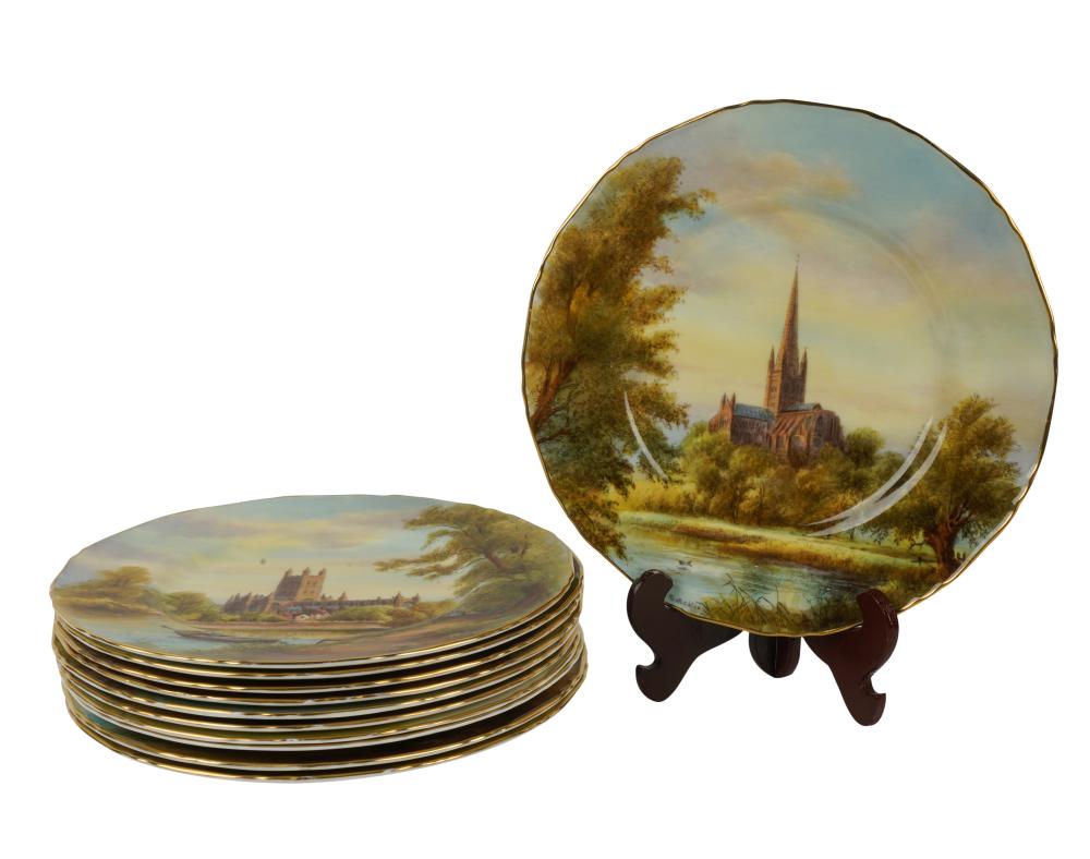 SET OF ROYAL WORCESTER PORCELAIN