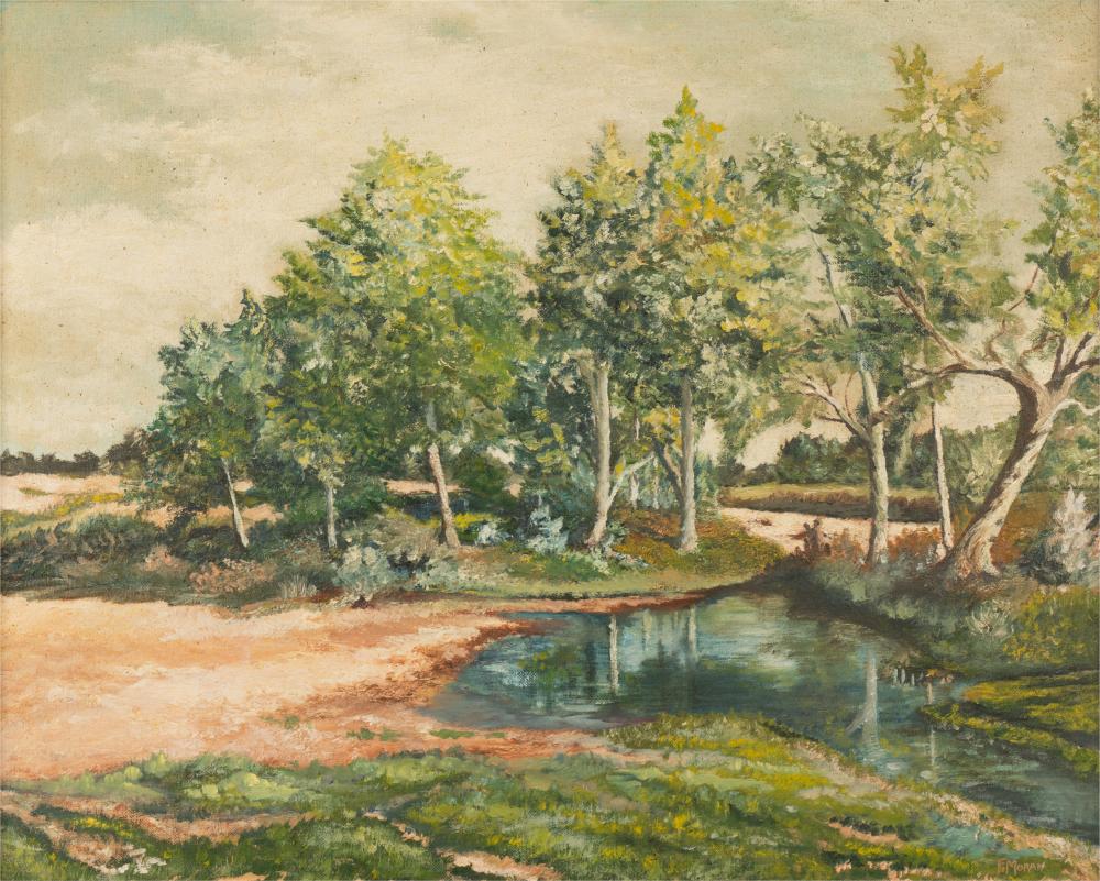 20TH CENTURY LAKE LANDSCAPE20th 3b569c