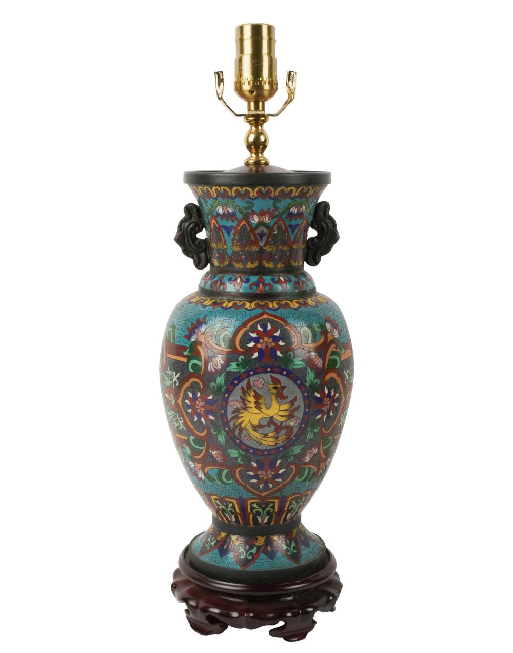 CHINESE CLOISONNE URNChinese Cloisonne 3b56d9