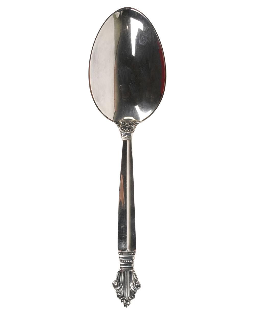 GEORG JENSEN STERLING SERVING SPOONGeorg