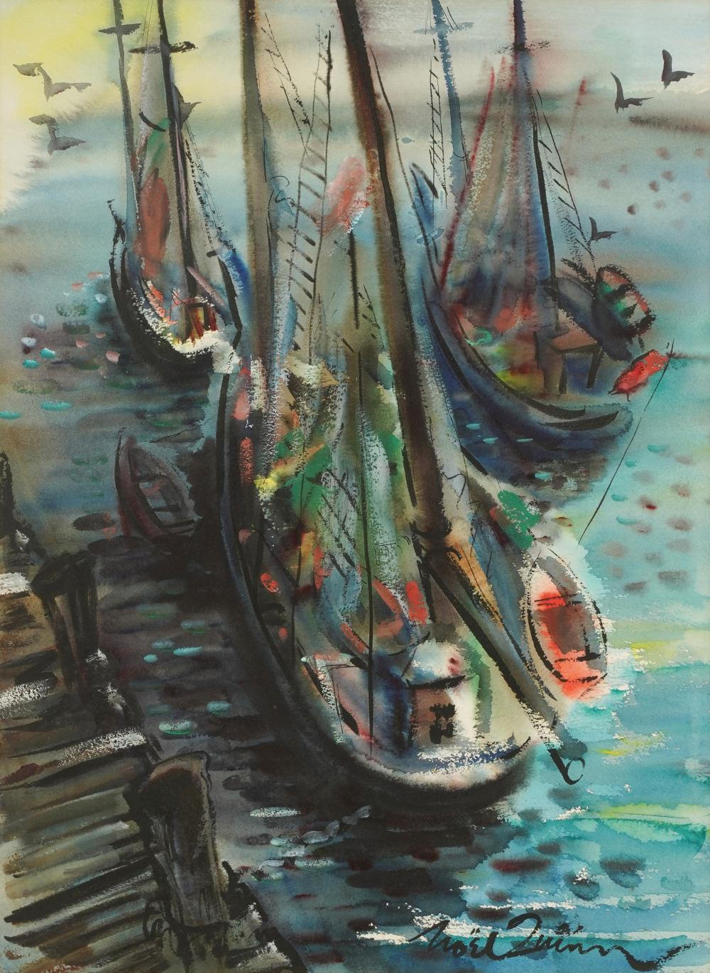 NOEL QUINN (1915-1993): SAILBOATSNoel