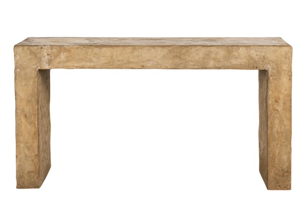 FAUX STONE CONSOLE TABLEcomposite