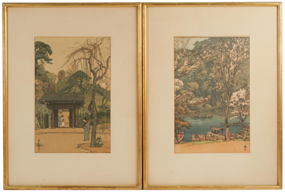 TWO JAPANESE WOODBLOCK PRINTSTwo