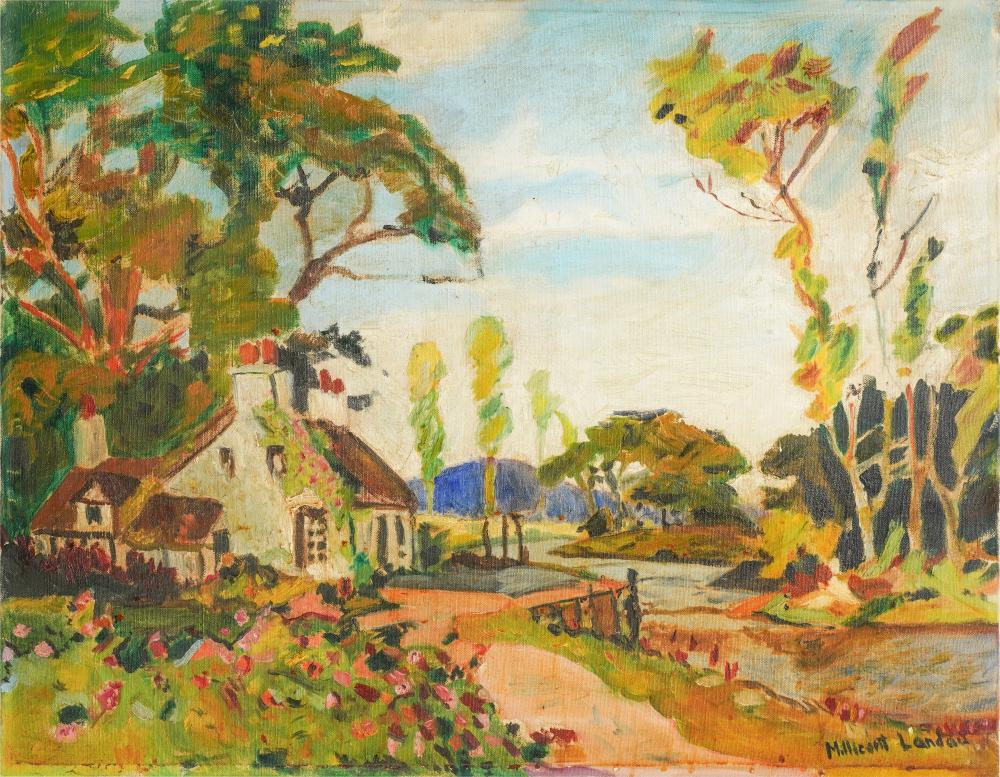 20TH CENTURY: COTTAGE IN LANDSCAPE20th