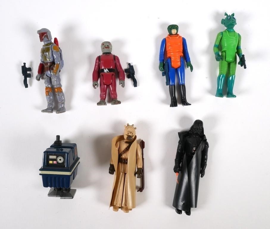 (7) STAR WARS ACTION FIGURESVintage